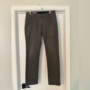 Volcom Grey Chinos Classic Straight-Leg